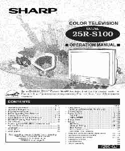 Sharp CRT Television 25R S100-page_pdf